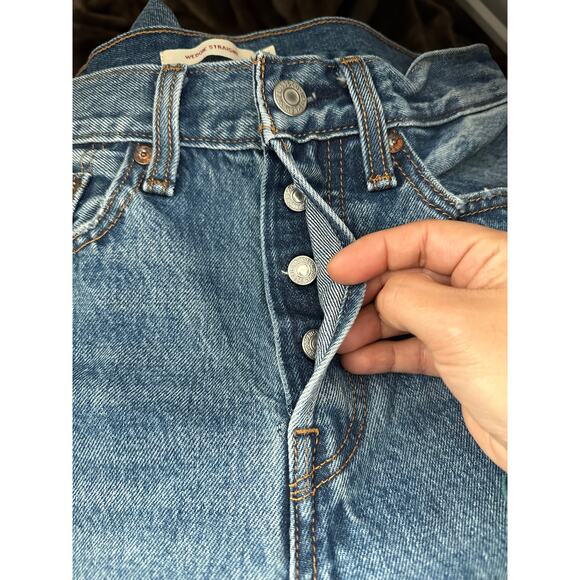 Levi's Wedgie Straight Jeans size 27 - Picture 9 of 10